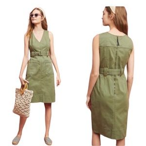 Maeve Olive Green Utility Dress